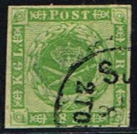 1858. Wavy-lined Spandrels. 8 Skilling Green (Michel: 8) - JF158439 - Unused Stamps
