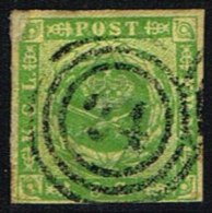 1857. Dotted Spandrels. 8 Skilling Green. 24 HELSINGØR.  (Michel: 5) - JF158450 - Neufs