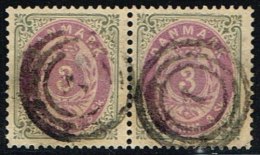 1871. Bi-coloured Skilling. 3 Skilling Purple Lilac/grey. Perf. 14x13½. Normal Frame. B... (Michel: 17IAb) - JF158328 - Unused Stamps