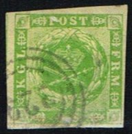 1857. Dotted Spandrels. 8 Skilling Green. 229 NORDSJ. JB. P. Very Scarce Cancel On This... (Michel: 5) - JF158451 - Ongebruikt