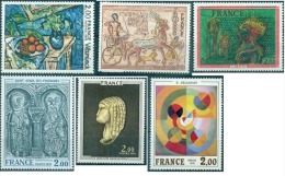 ARTE FRANCIA ANNO 1976 MNH** COMPLETO - 1970-1979