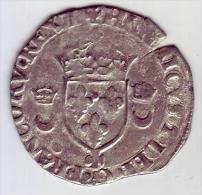 HENRI II -  Douzain Aux Croissants 1550 +  (Caen) - 1547-1559 Henry II