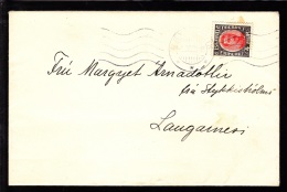 1920. King Christian X. 4 Aur. REYKJAVIK -5.IX.30 To Laugaineri. (Michel: 85) - JF103940 - Lettres & Documents