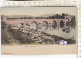 PO0155D# ROMA - PONTE MOLLE - Acquerellata  No VG - Bruggen