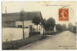 BRIOUX. - La Laiterie Et L´Avenue. Carte Très Rare - Brioux Sur Boutonne