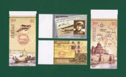 INDIA 2011 - 100 YEARS OF AIRMAIL - 4v MNH ** - INDE  Indien AERIAL POST - As Scan - Neufs