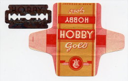 LAMETTA DA BARBA "HOBBY GOLD" Lamette Hojas-hoja Afeitar Razor Blades-blade Rasierklingen Lames-lame Rasoir - Rasierklingen