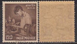 India MNH 1961, Childrens Day., Vocational Training, Job., Kinder - Neufs