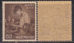 India MNH 1961, Childrens Day., Vocational Training, Job., Kinder - Ungebraucht