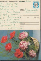 1986-EP-8 CUBA 1986. Ed.140j. MOTHER DAY SPECIAL DELIVERY. ENTERO POSTAL. POSTAL STATIONERY. FLOWERS. FLORES. USED. - Lettres & Documents