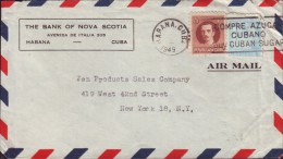 1917-H-157 CUBA. REPUBLICA. 1917. PATRIOTAS. 8c. SOBRE HABANA COMPRE AZUCAR CUBANO. SUGAR. MARCA SIN FECHA - Storia Postale