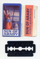 LAMETTA DA BARBA "SUN OF ARABY" Lamette Hojas-hoja Afeitar Razor Blades-blade Rasierklingen Lames-lame Rasoir - Rasierklingen