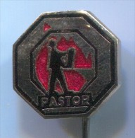 Fireman, Pompier, Firefighters, Bombero, Feuerwehr - PASTOR,  Fire Extinguishers, Croatia, Vintage Pin, Badge, Enamel - Brandweerman