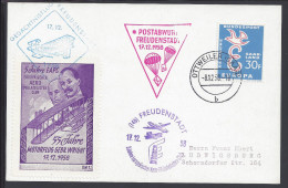SARRE - 1958 -  5 JAHRE EAPC -  EUROPAICHER AERO PHILATELISTEN CLUB - - Cartas & Documentos