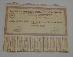 Transports Oubangui Cameroun, Anct Durand Ferté, Ss à Bangui - Transport