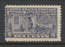USA 1922 Scott # E12.  Special Delivery Stamp; Motorcycle Delivery, Perf. 11, MNH (**) - Special Delivery, Registration & Certified