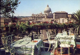 Roma - Hotel Atlante - Formato Grande Non Viaggiata - Cafes, Hotels & Restaurants