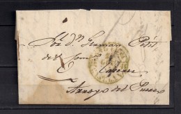 1844 CARTA PREFILATÉLICA, BAEZA DE SALAMANCA , CIRCULADA A ARROYO DEL PUERCO - ...-1850 Prephilately