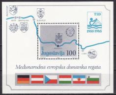 B1823 - Yougoslavie 1985 - Bloc Yv.no.25 Neuf** - Blocks & Sheetlets