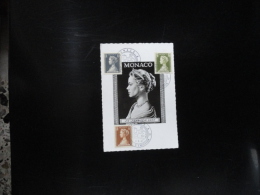 11.5.1957 Cartolina Grace Di Monaco Con Annullo Speciale Su 3 Valori Principessa  Edizione PECHITCH Montecarlo - Storia Postale