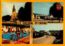 78-LE MESNIL ST-DENIS..4 VUES DONT PISCINE ANIMEE...CPM - Le Mesnil Saint Denis