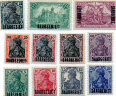 B - 1920 Sarre - Occupazione Francese - Unused Stamps