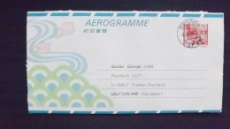 Japan Aerogramm Oo Used TS Shinjuku 2.12.1996 - Aerogramas