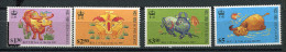 (cl 20 - P31) Hong Kong ** (ref. Michel Au Dos) N° 810 à 813 - Année Lunaire Chinoise Du Boeuf - - Unused Stamps