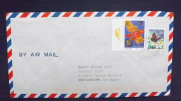 Japan Luftpostbrief Mit 2509 A Und 2539 A, Ts Iruma 19.11.1998 - Airmail