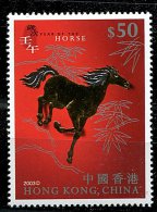(cl 20 - P31) Hong Kong ** (ref. Michel Au Dos) Tbre Du Bloc N° 106 - Année Lunaire Chinoise Du Cheval - - Blocks & Sheetlets