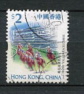 (cl 20 - P32) Hong Kong Ob. (ref. Michel Au Dos) N° 916 - Course De Chevaux - - Unused Stamps