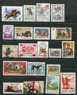(cl 20 - P38) (lot 2)  Hongrie **, * , Ob. (ref. Michel Au Dos)- Lot De 20 Tbres (malle-poste, Chevaux, Lapin) - Unused Stamps