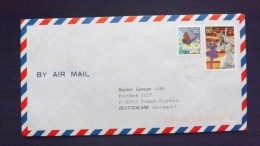 Japan Luftpostbrief Mit 2509 A Und 2494, Ts Iruma 9.10.1998 - Airmail