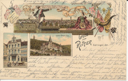 Postkarte CP Deutschland Göttingen, Gruss Vom Ritter, 1899, Gebraucht - Siehe Scan - *) - Goettingen