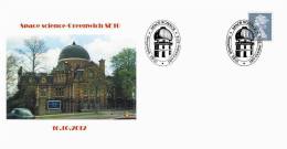 Great Britain 2012 - Special Postmark - Space Science-Greenwich Cover - Afrique