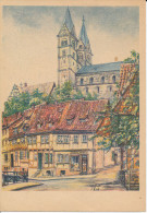 Postkarte CP Deutschland QUEDLINBURG SCHLOSSBLICK, 198?, Gebraucht - Siehe Scan - *) - Quedlinburg
