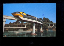 ANAHEIM DISNEYLAND Tomorrowland Sleek Monorail Train 1980 Maglev Alweg Zug Magnetic  Sustentation - Anaheim