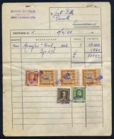 ITALIE - TRENTO - CONDINO / 1968 TIMBRES FISCAUX SUR DOCUMENT - FISCALI (ref 553) - Fiscales