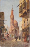 CARTE POSTALE ANCIENNE,EGYPTE En 1900,CAIRO,LE CAIRE,mosquée,chameau - Other & Unclassified