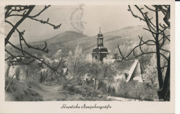 Postkarte CP Deutschland WINTER IM ZITTAUER GEBIRGE/KURORT JONSDORF, 195?, Gebraucht - Siehe Scan - *) - Zittau