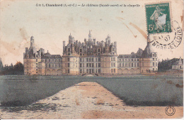 CPA Chambord - Le Château (facade Nord) Et La Chapelle - 1907  (11591) - Chambord
