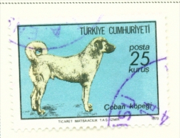 TURKEY  -  1973  Animals  25k  Used As Scan - Oblitérés