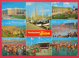 161370 / Büsum , Nordseebad - WELLENBAD , LIEGEHALLE , DANCE MUSIC , SHIP , Swimming - Germany Deutschland - Büsum