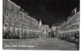 FERMO - PIAZZA DEL POPOLO - (NOTTURNO) - AUTO -  C124 - Fermo