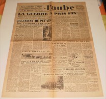 L'Aube Du 15 Août 1945.(La Guerre A Pris Fin) - Français