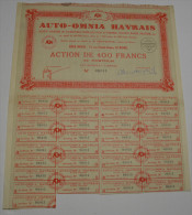 Auto-Omnia Havrais, Le Havre, Petit Tirage - Cars