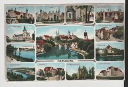 SA066/ Mehrbildkarte Mit Farbigen Ansichten Merseburg 1904 - Merseburg