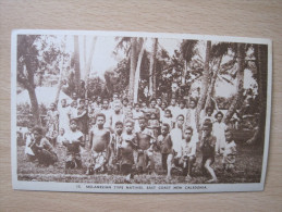 15. Melanesian Type Natives, East Coast New Caledonia - Neukaledonien