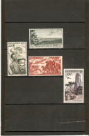 CAMEROUN  POSTE AERIENNE  N° 38/41  NEUFS  ** ET* N°41 LUXE **   DE  1947/50 - Aéreo