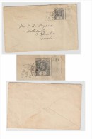 FIJI 1927, (postmark No Good Lisible), 2 D Solo On Cover To CANADA, Arrival Postmark (not Complete). - Fiji (...-1970)